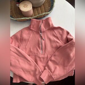 Lululemon Pink Savannah Funnel Neck Scuba
